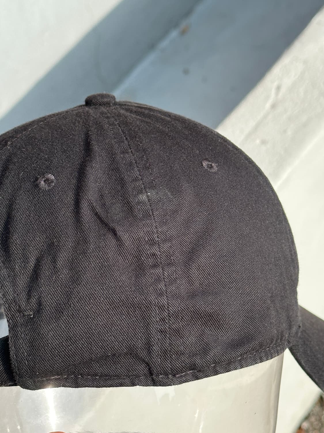 [M-L] 00s 나이키 스탠포드 로고 블랙 볼캡 모자 상품이미지5