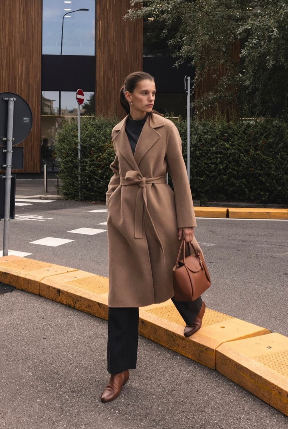 한섬 SJSJ 롱 코트 캐시미어 울 핸드메이드 롱코트 SJ 에스제이 상품이미지6