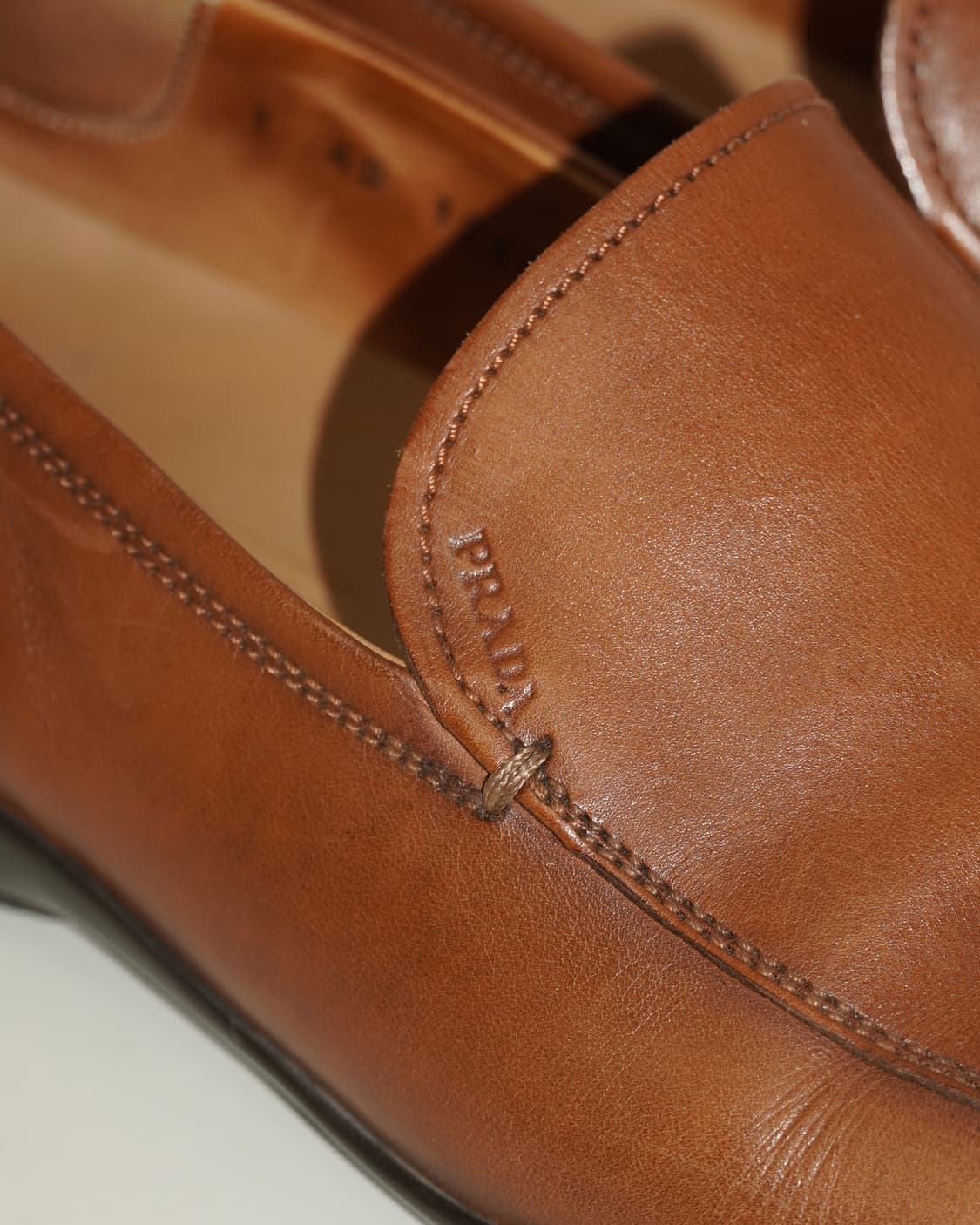 프라다 브라운 슬립온 로퍼 상품이미지3