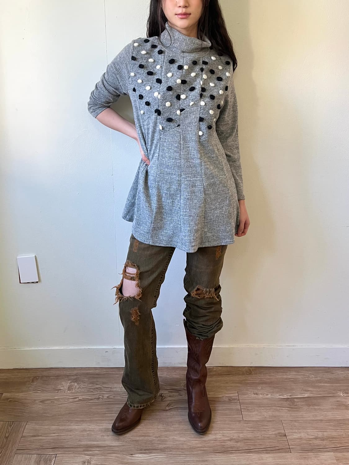 00‘s midas 레이어드 데님팬츠 상품이미지7