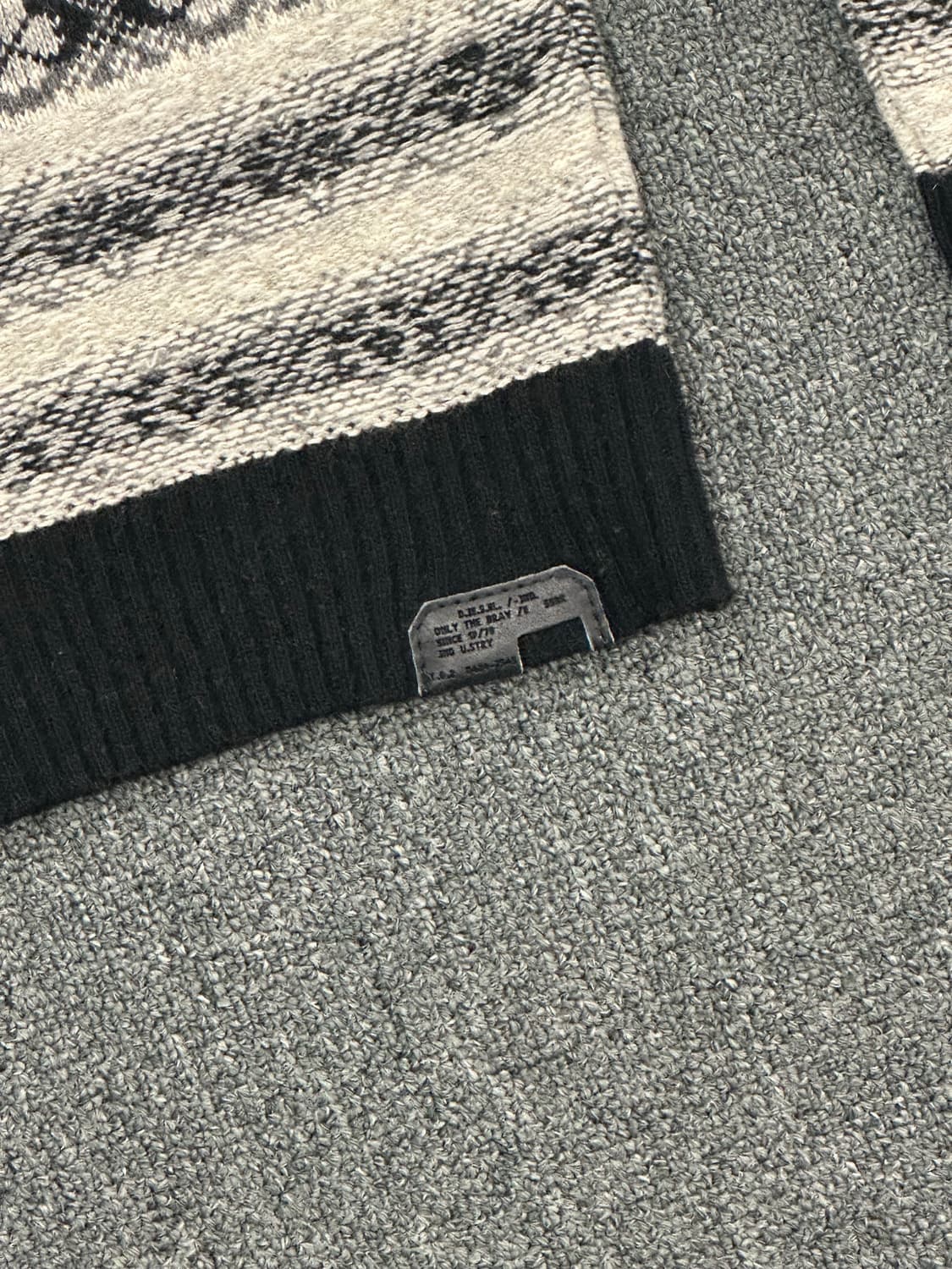 S)디젤 여성 노르딕 패턴 울 스웨터 상품이미지5