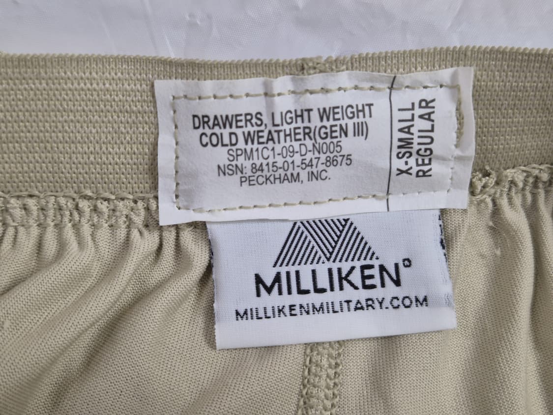 미군 내복 내의 트레이닝 바지 하의 (XS/R) (2) 상품이미지8