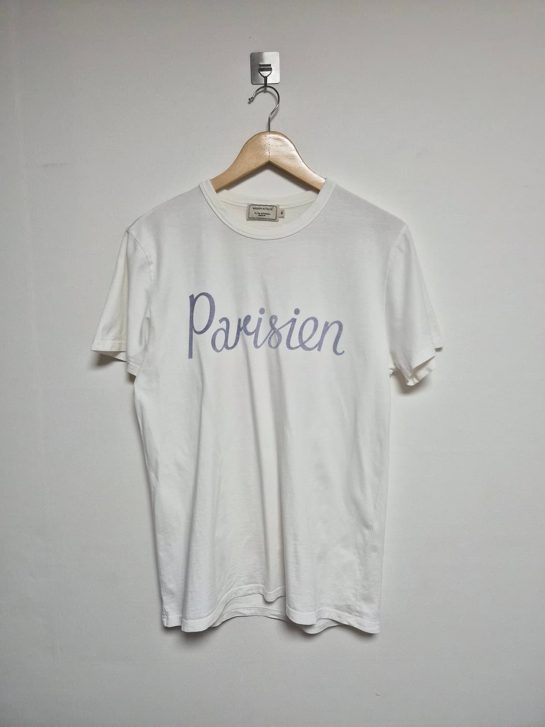 메종키츠네MaisonKitsune 레터링 티셔츠 M사이즈 - T70 상품이미지1