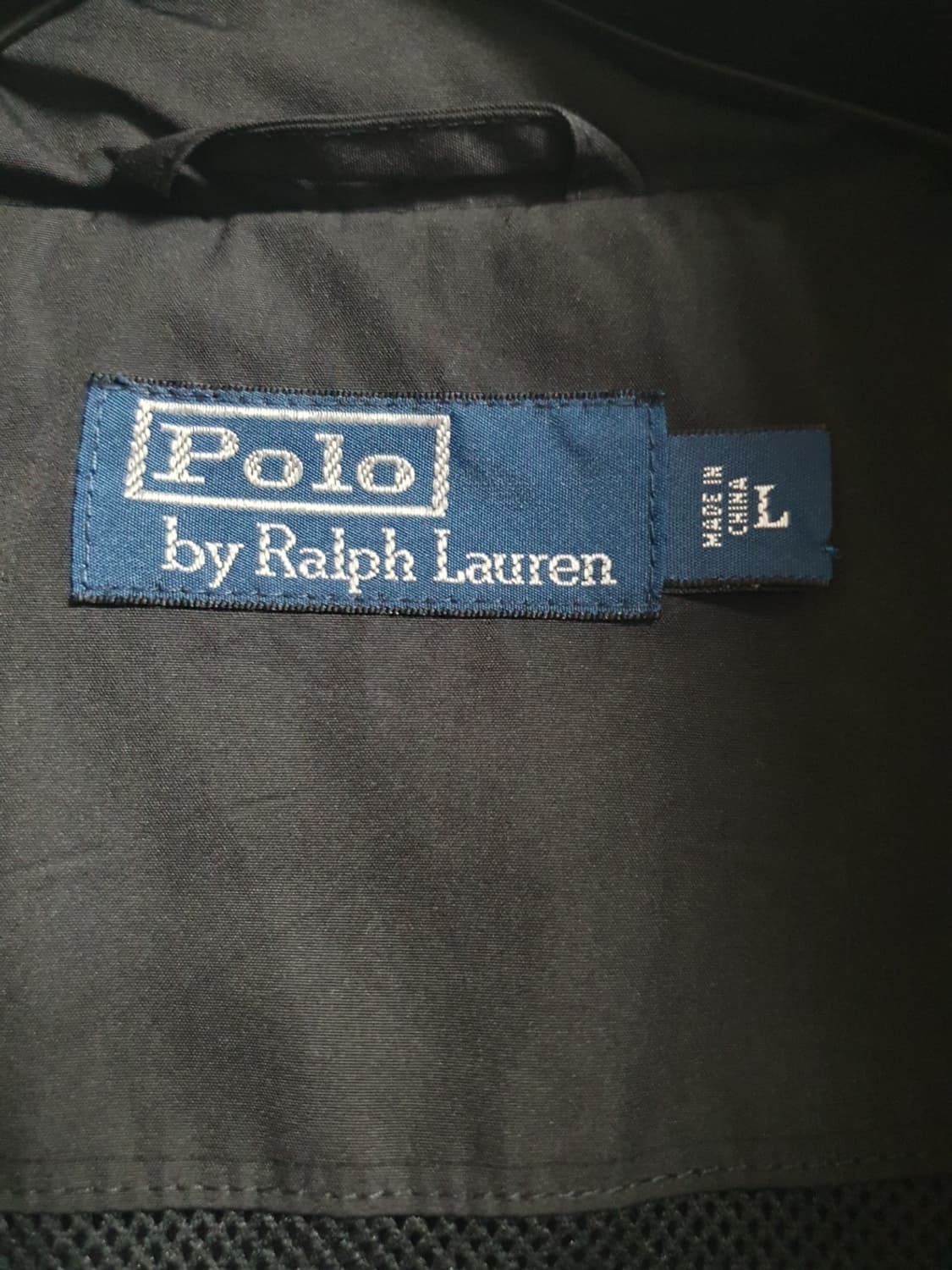 폴로 랄프로렌 집업 라이트 자켓 블랙 레드포니 / L 상품이미지8