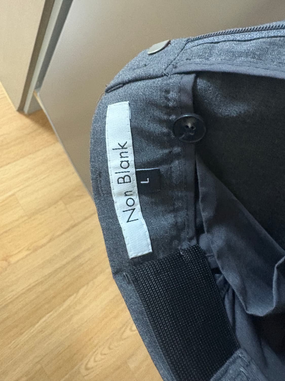 넌블랭크 세미 오버핏 셋업 수트 그레이 XL,L사이즈 상품이미지8