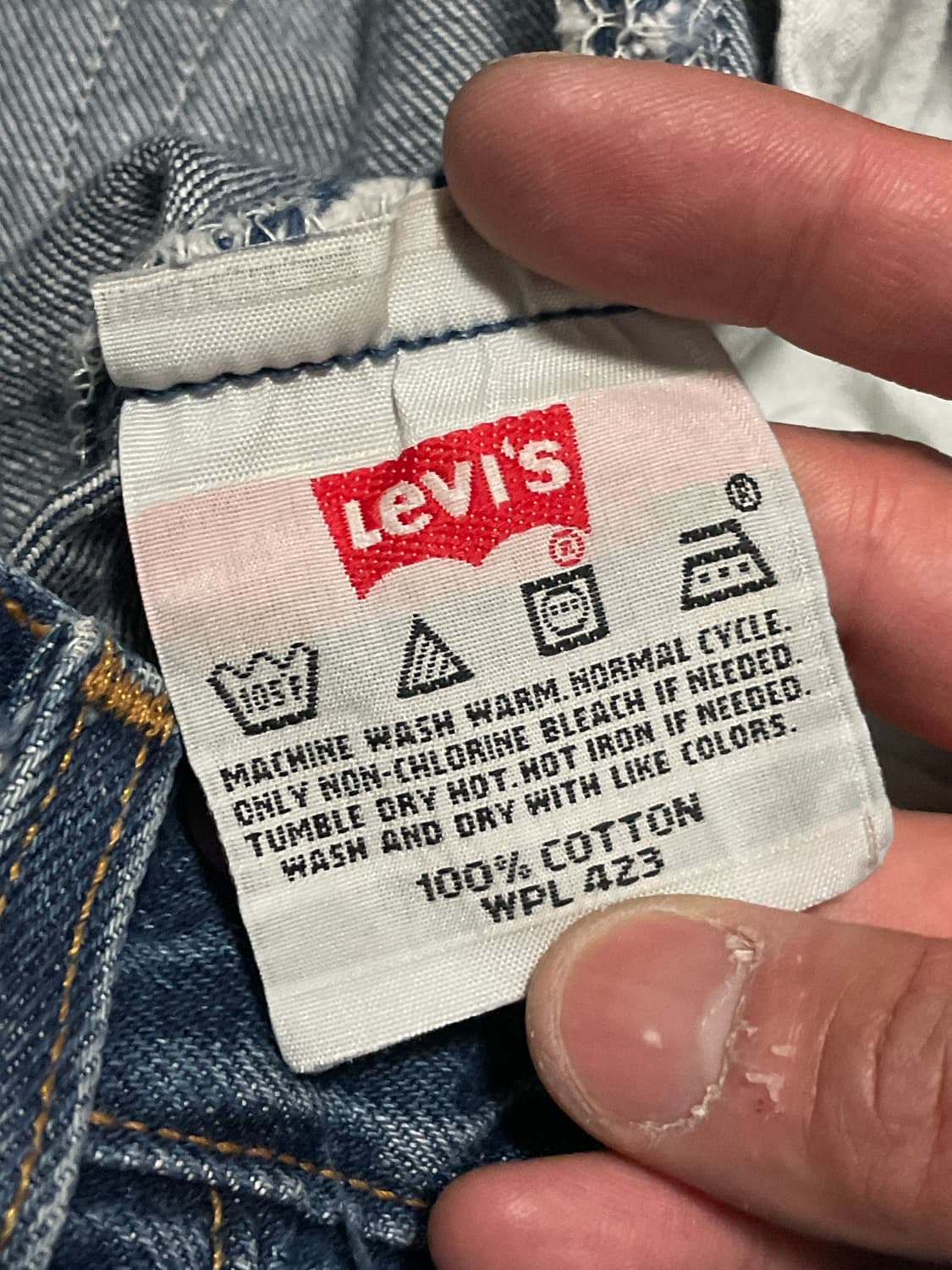 [34X30] 리바이스 90s USA 501 오리지널 핏 데님 팬츠 상품이미지8