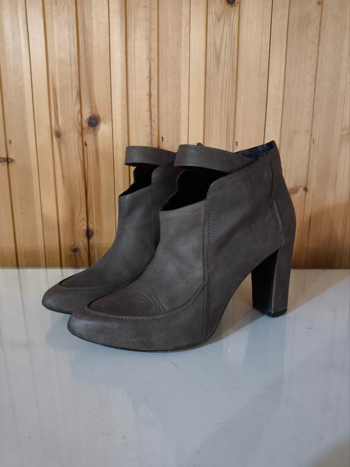 240mm 타임 앵클부츠 가죽 상품이미지2