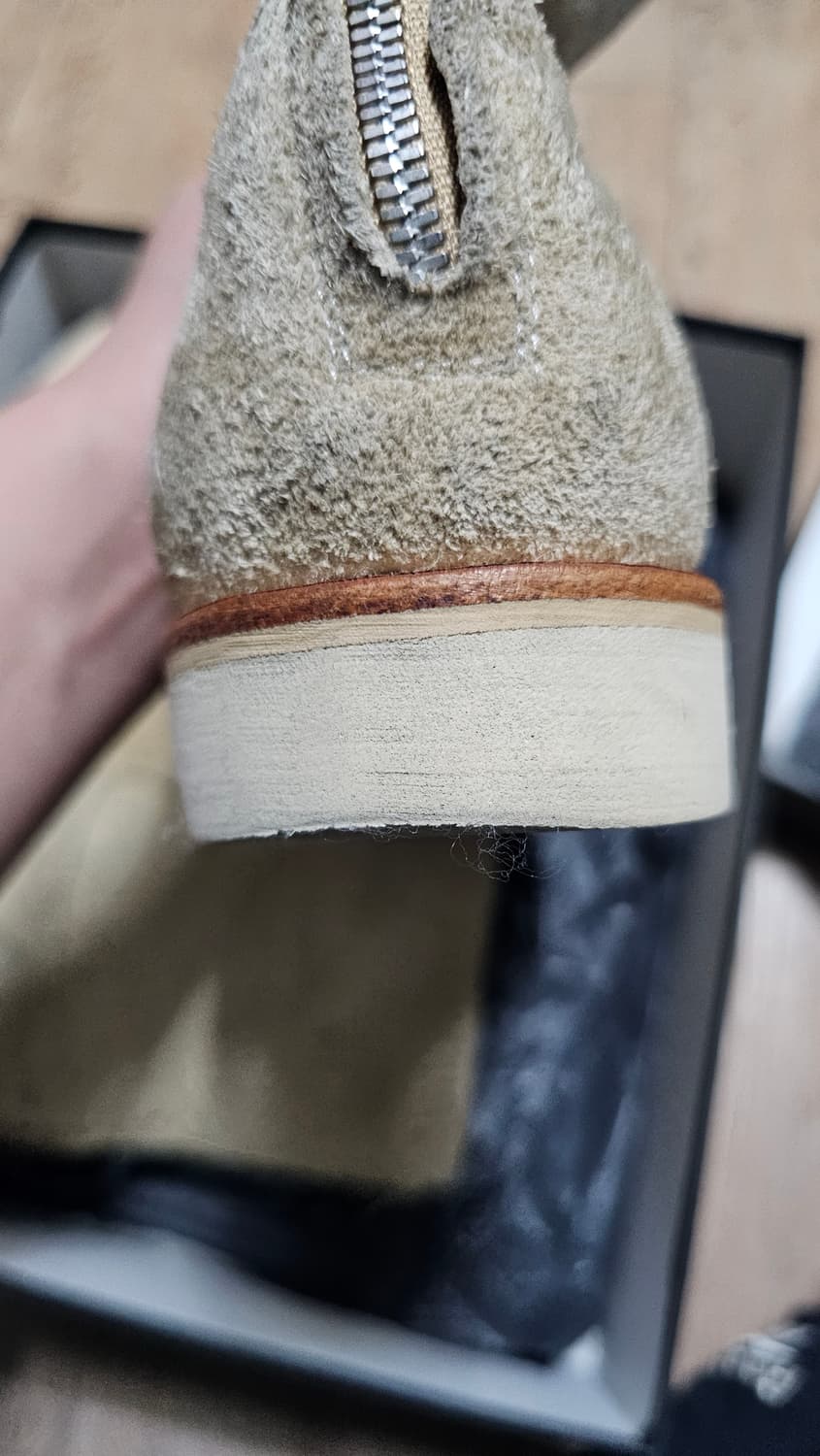 마인데님 MINEDENIM 스웨이드 백지퍼 부츠 42 상품이미지4