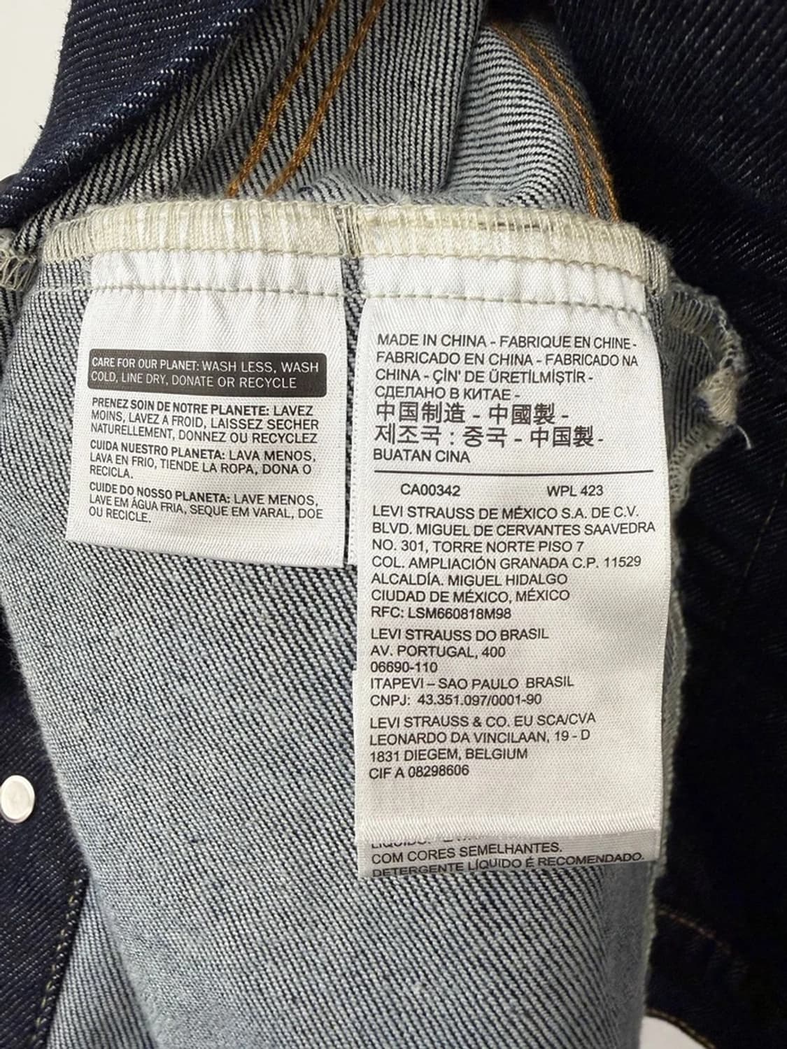 리바이스 00's 타입 3 데님 트러커 자켓 PN9828 상품이미지8