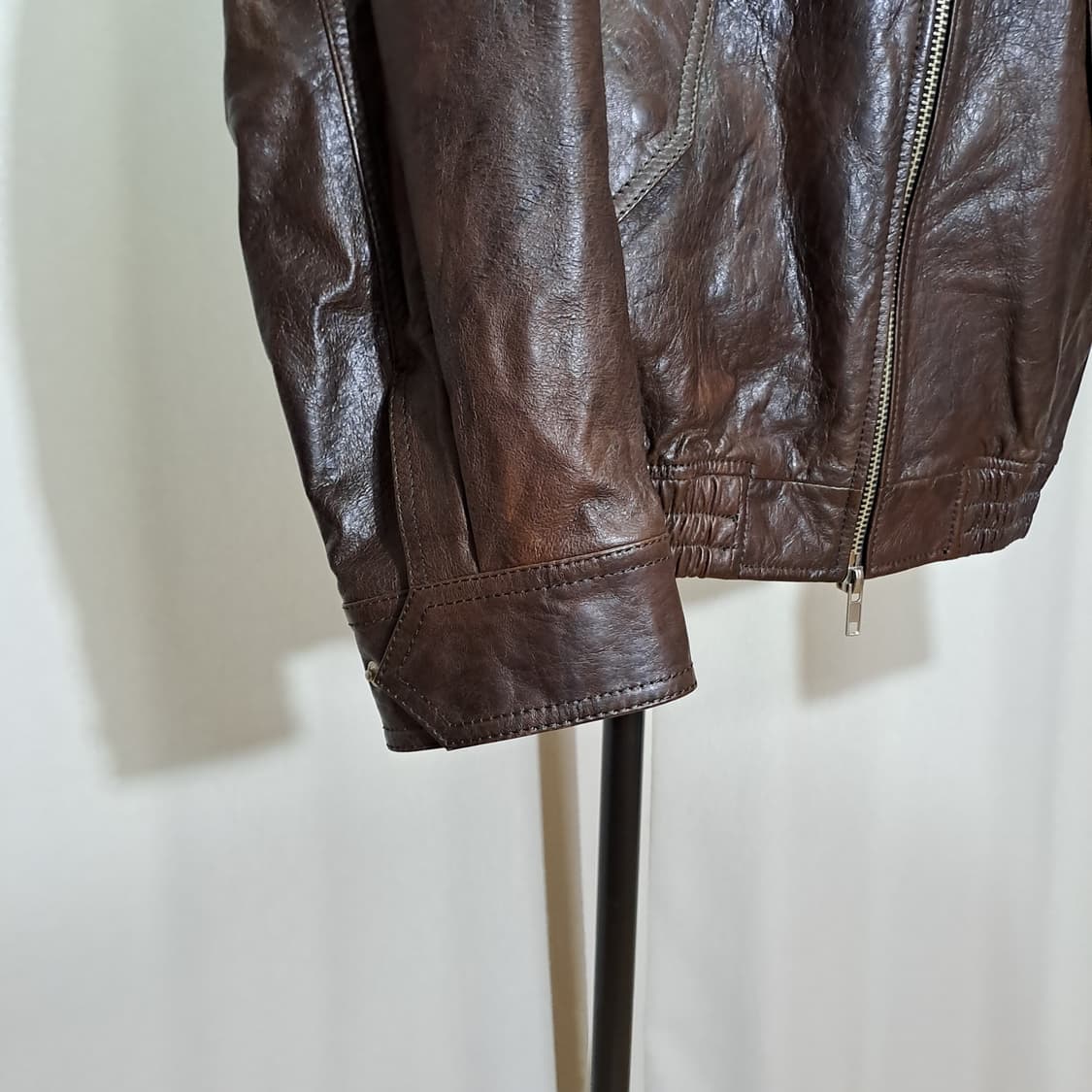 (택포) 던스트 램스킨 가죽자켓 M B743 상품이미지4