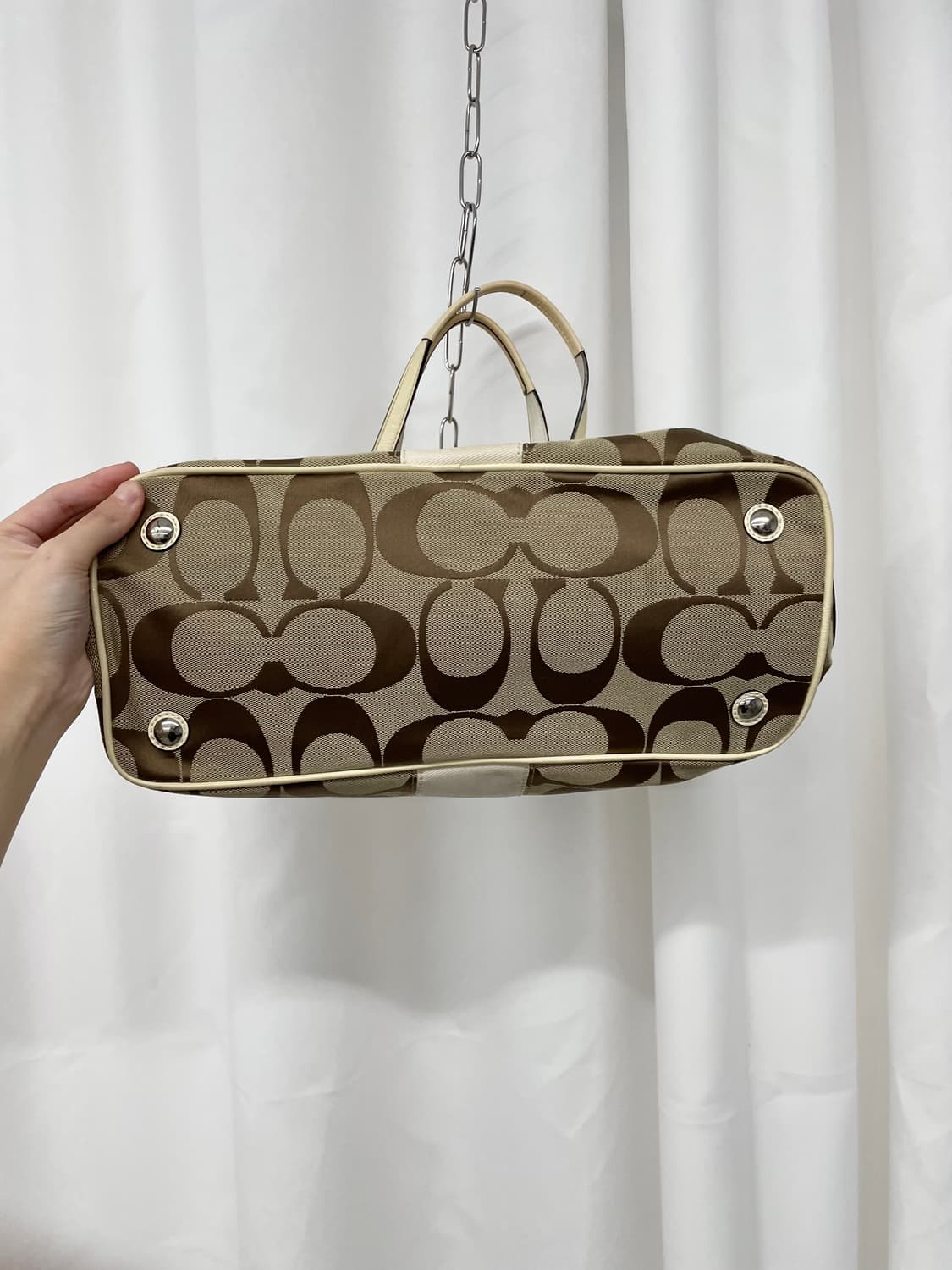 코치 자카드 시그니처 숄더백  상품이미지9