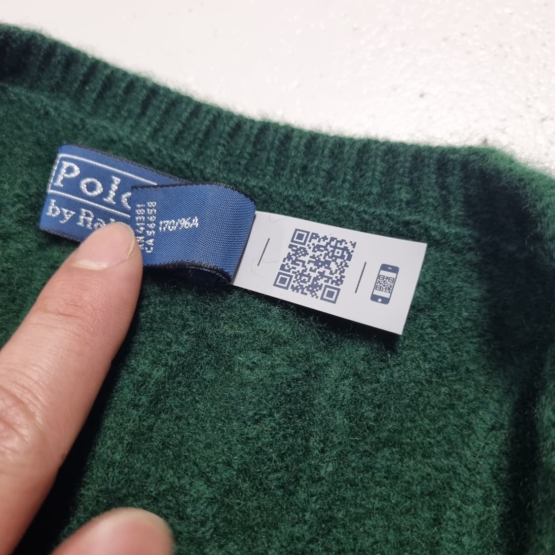 폴로랄프로렌 울캐시미어 케이블 가디건 - L 상품이미지8