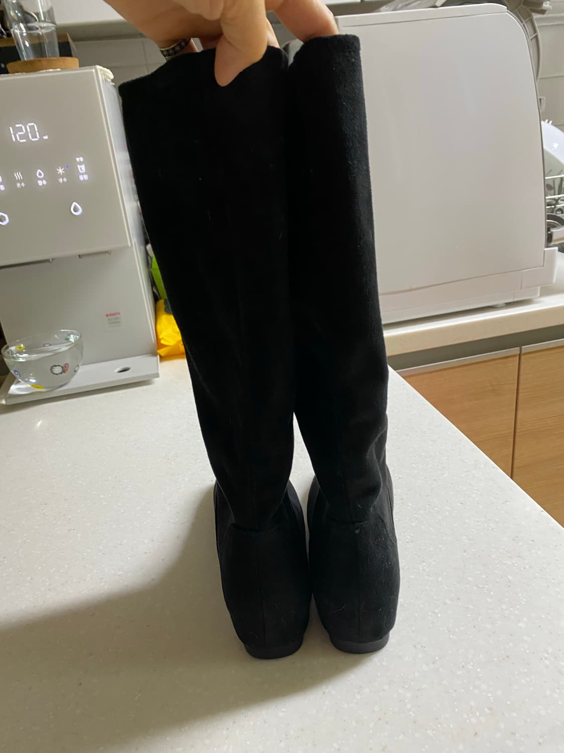 스웨이드 롱부츠 상품이미지6