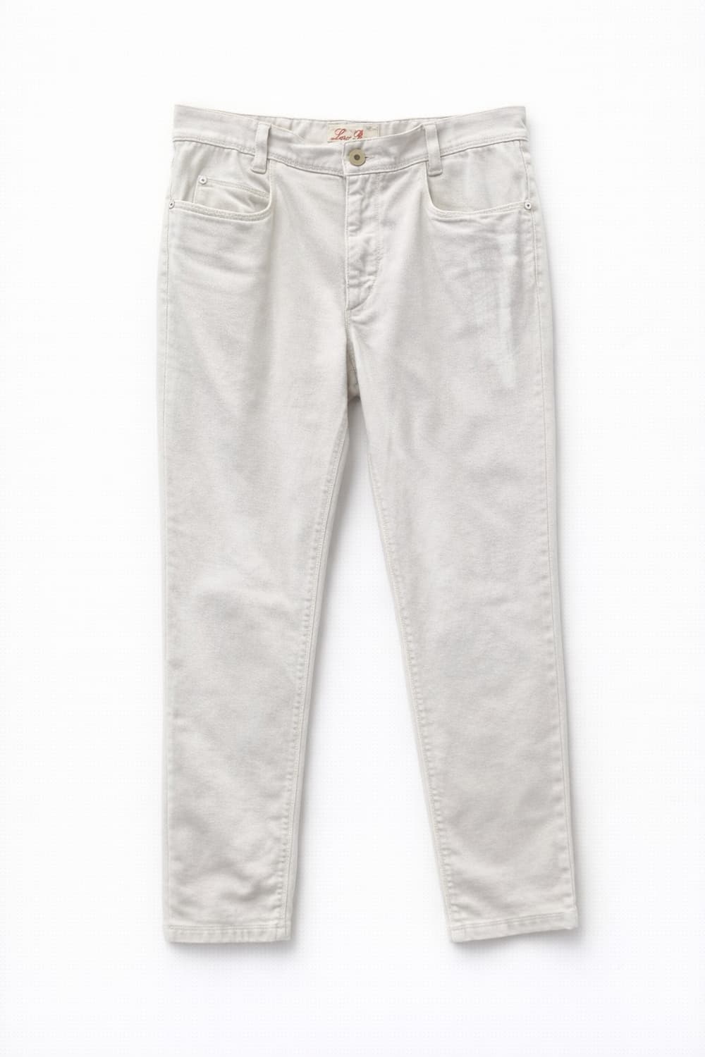 로로피아나 크림색 데님 팬츠 34사이즈 상품이미지1