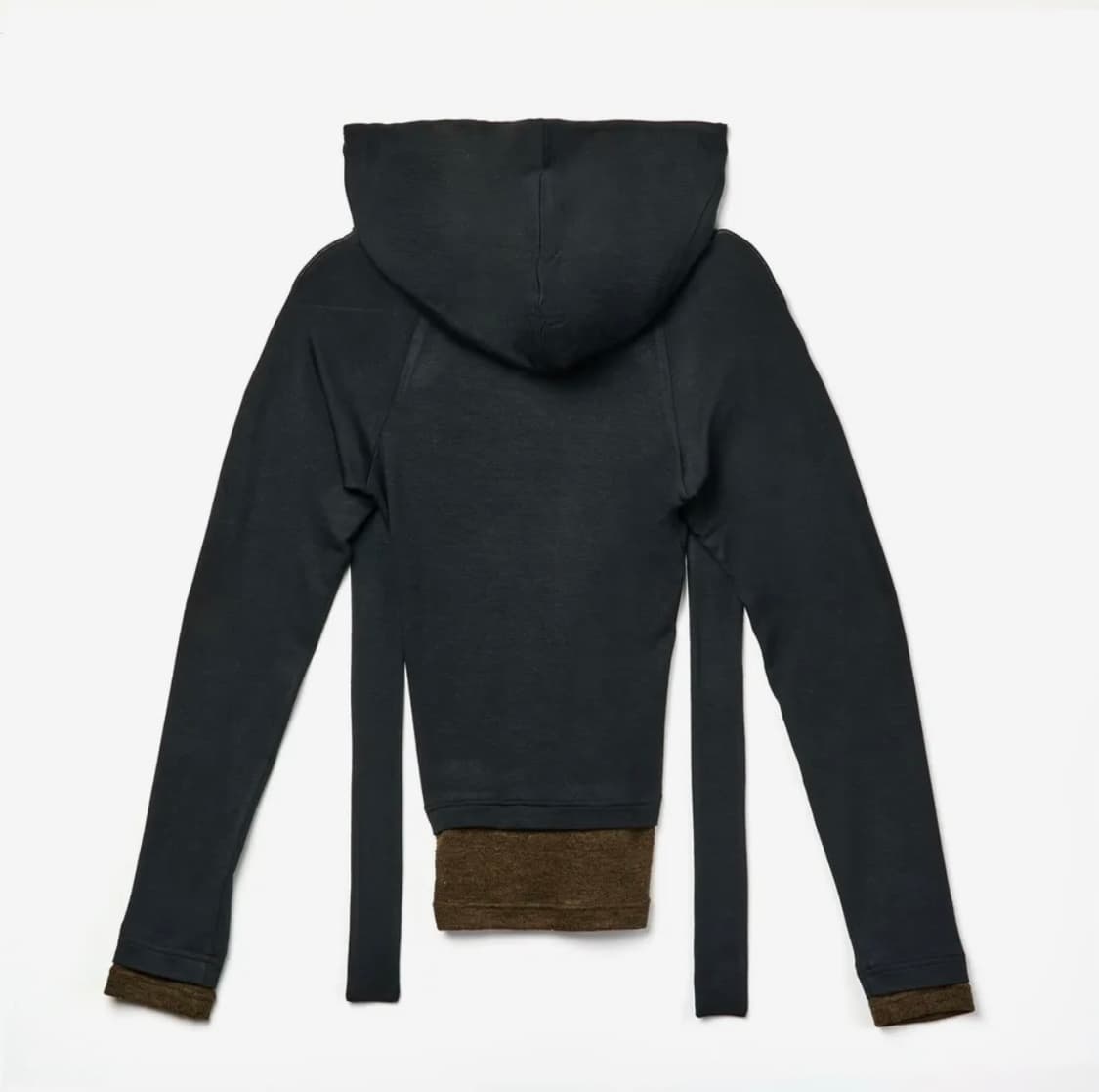 LAYERED SHIRRING HOODIE 상품이미지2