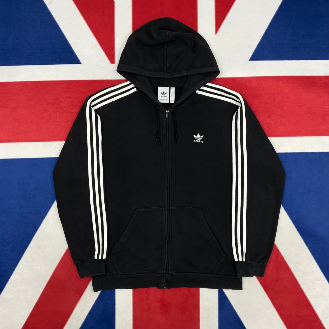 아디다스 후드집업 실측 XL  상품이미지1