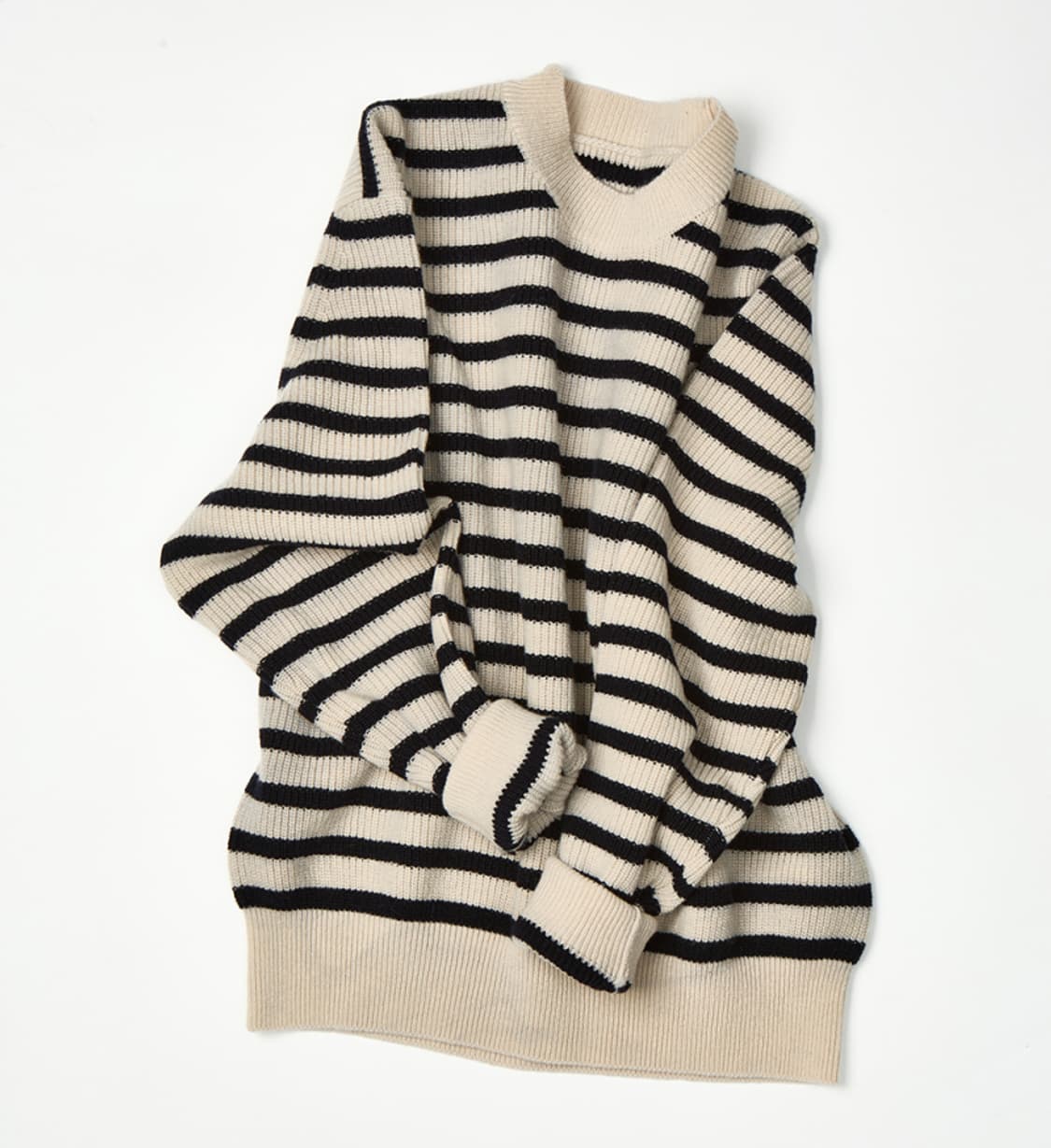 (48) 모마디자인 프렌치 스트라이프 니트 내추럴 상품이미지2