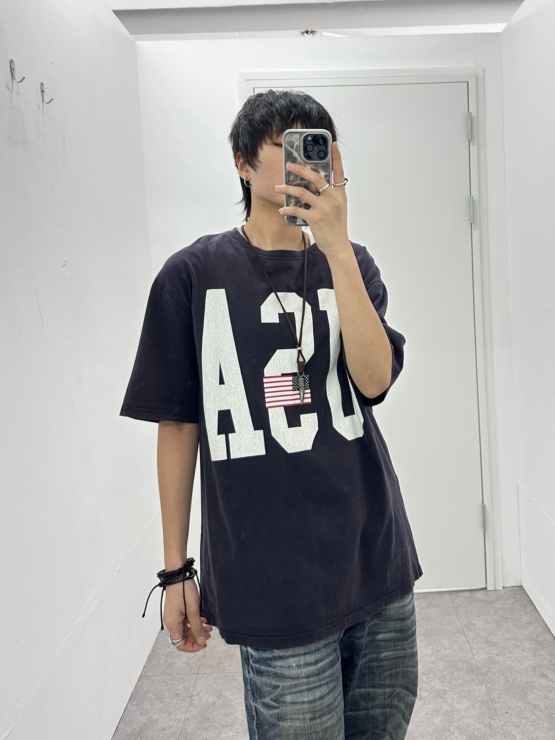 VIntage USA 오버사이징 반팔  상품이미지3
