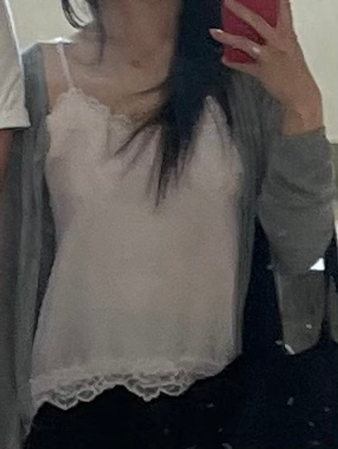 릿킴 에어리 가디건 그레이 상품이미지3