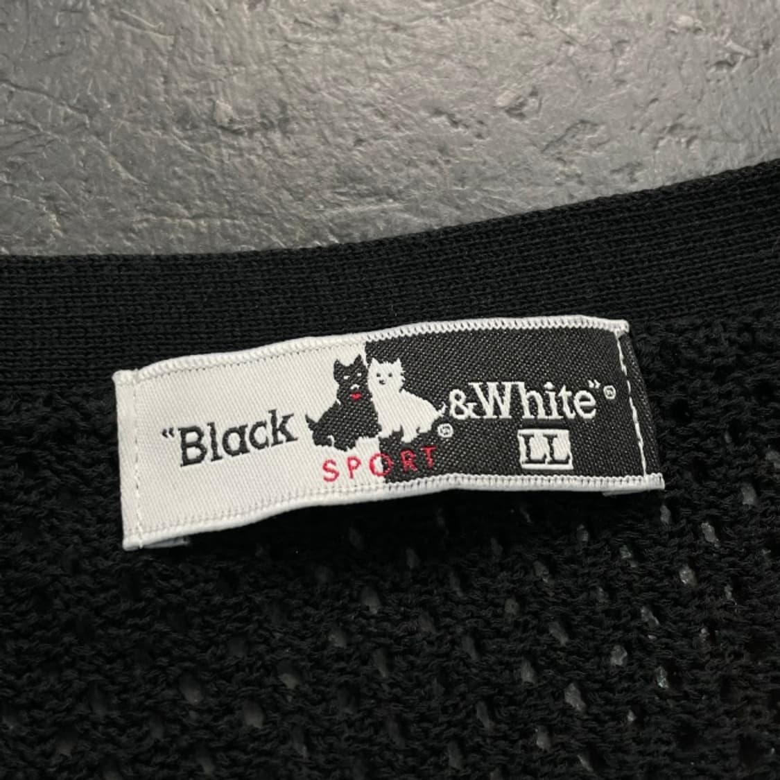 100 블랙앤화이트 니트조끼  상품이미지3