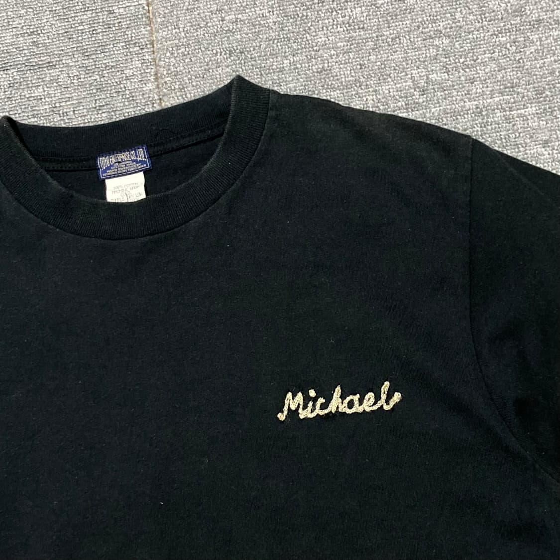 [M] 토요엔터프라이즈 마이클 등판 자수 반팔티 상품이미지5