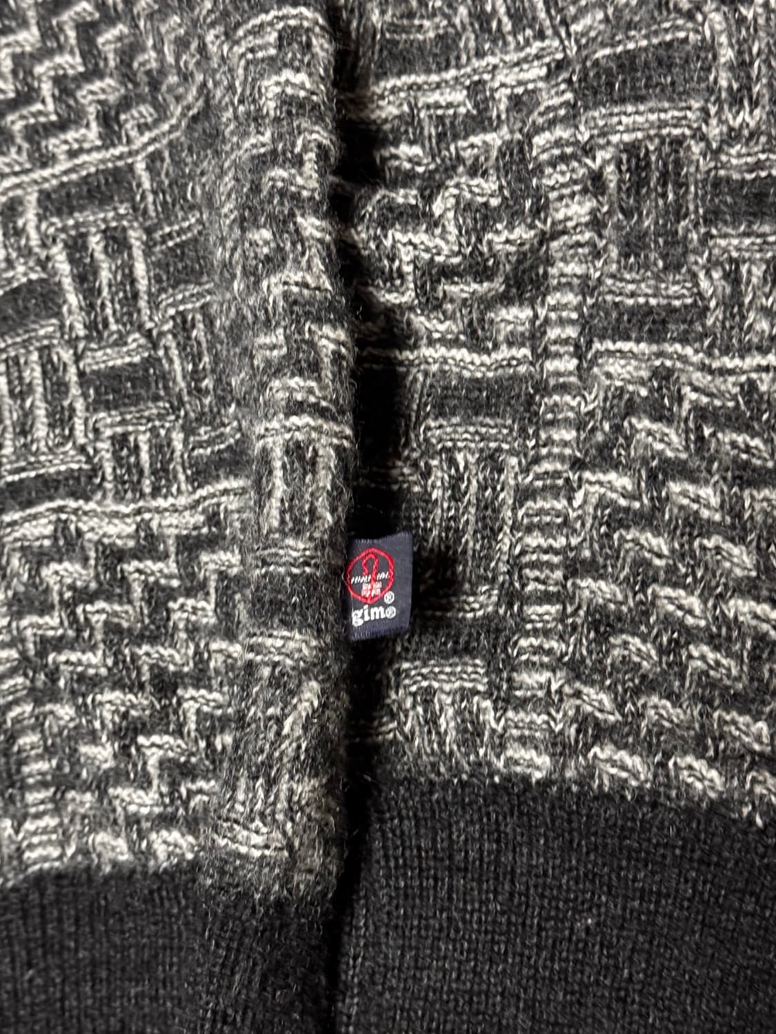 짐 패턴 브리티시 울 니트 스웨터 상품이미지4