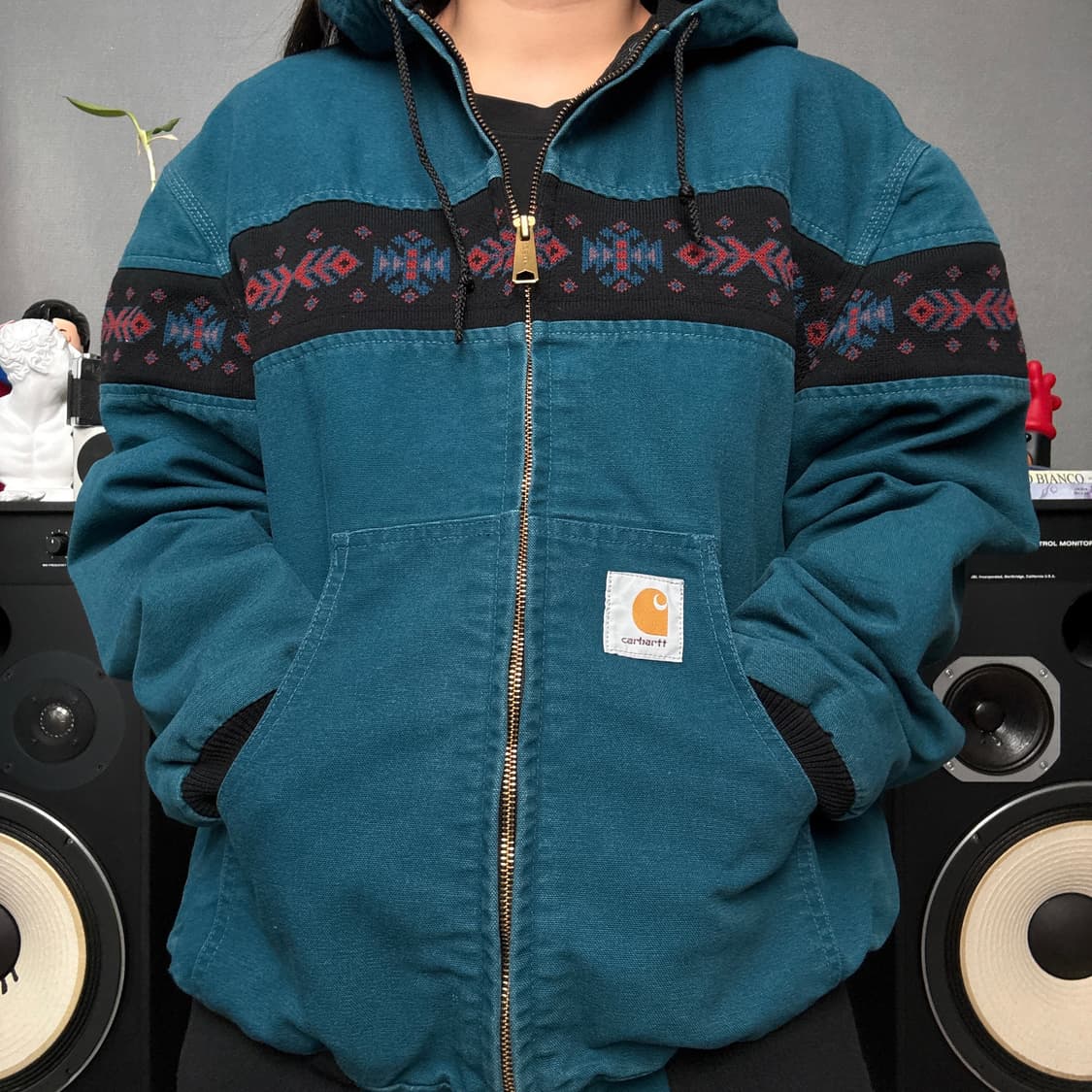 칼하트 usa 90s 아즈텍 액티브자켓 jr0057 상품이미지1