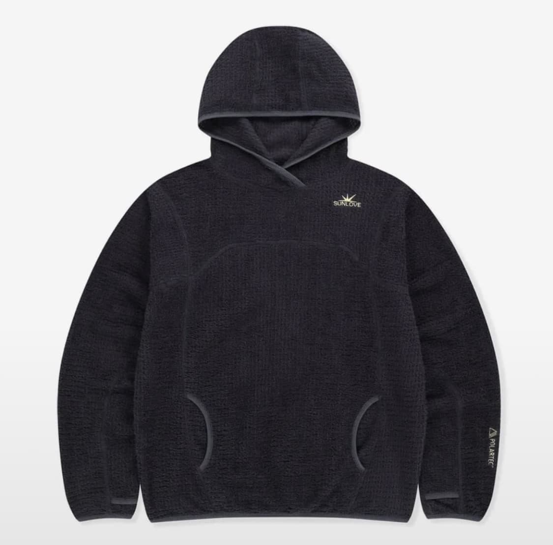 선러브 폴라텍 알파 후디 차콜 L (XL교환O) 상품이미지1