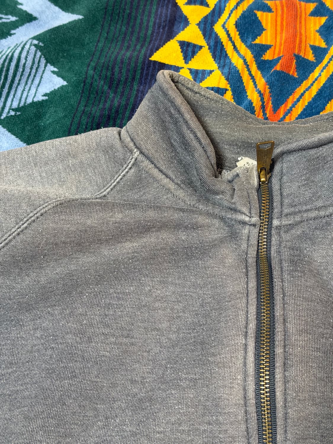 VTG Carhartt Faded  zipup sweat xxl 상품이미지5