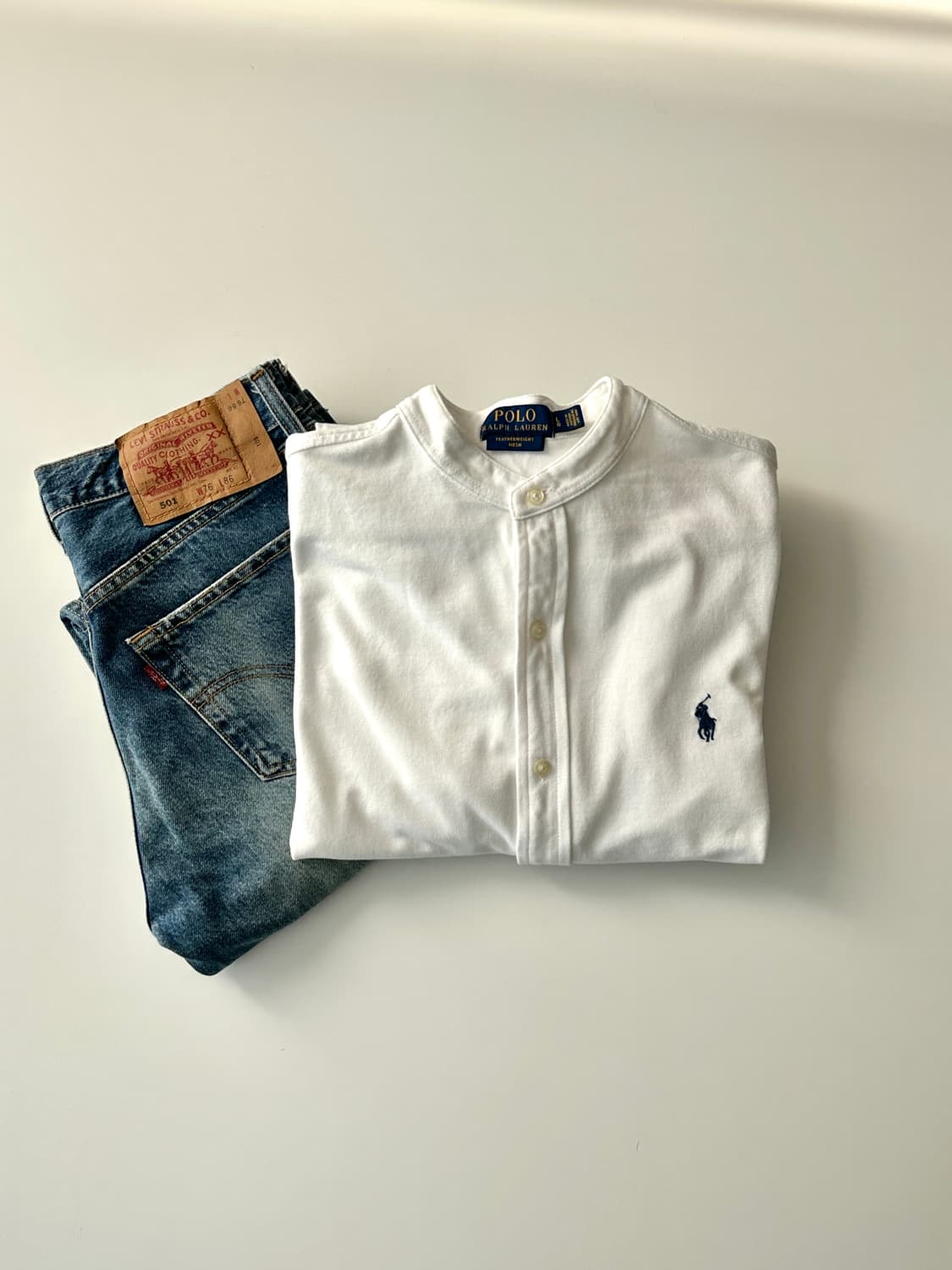 폴로 랄프로렌 화이트 셔츠 L 상품이미지1