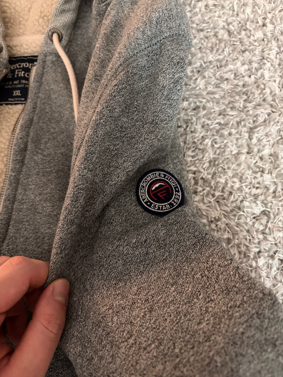 아베크롬비 후드집업 개따뜻함 105 상품이미지3