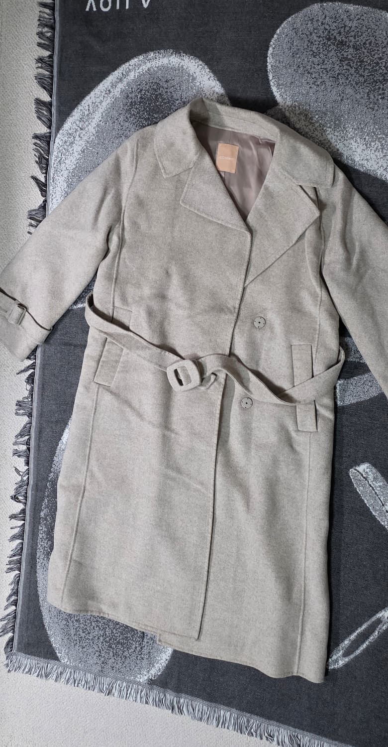 씨씨콜렉트 울캐시미어 트렌치스타일 롱코트 55 상품이미지2