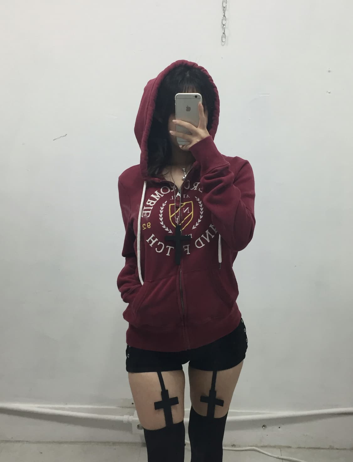 [ABERCROMBIE] 아베크롬비 체리와인 맛 후드집업 상품이미지2