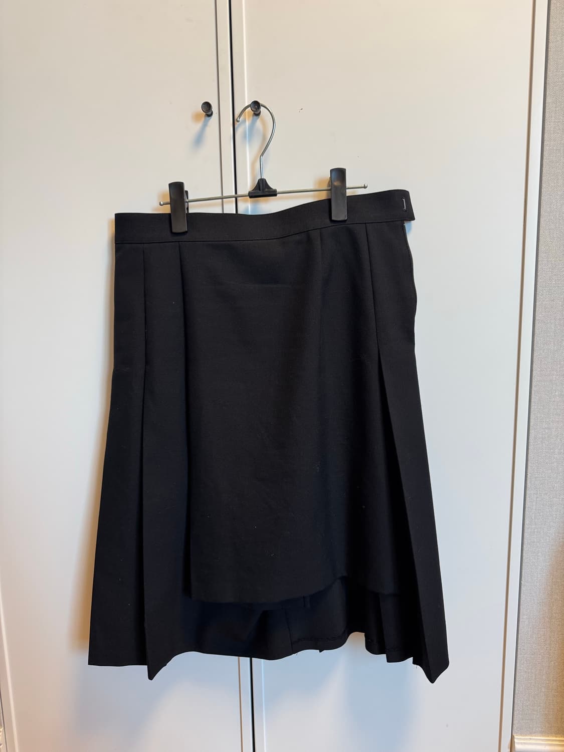 준야와타나베 언발란스 플리츠 스커트 상품이미지2