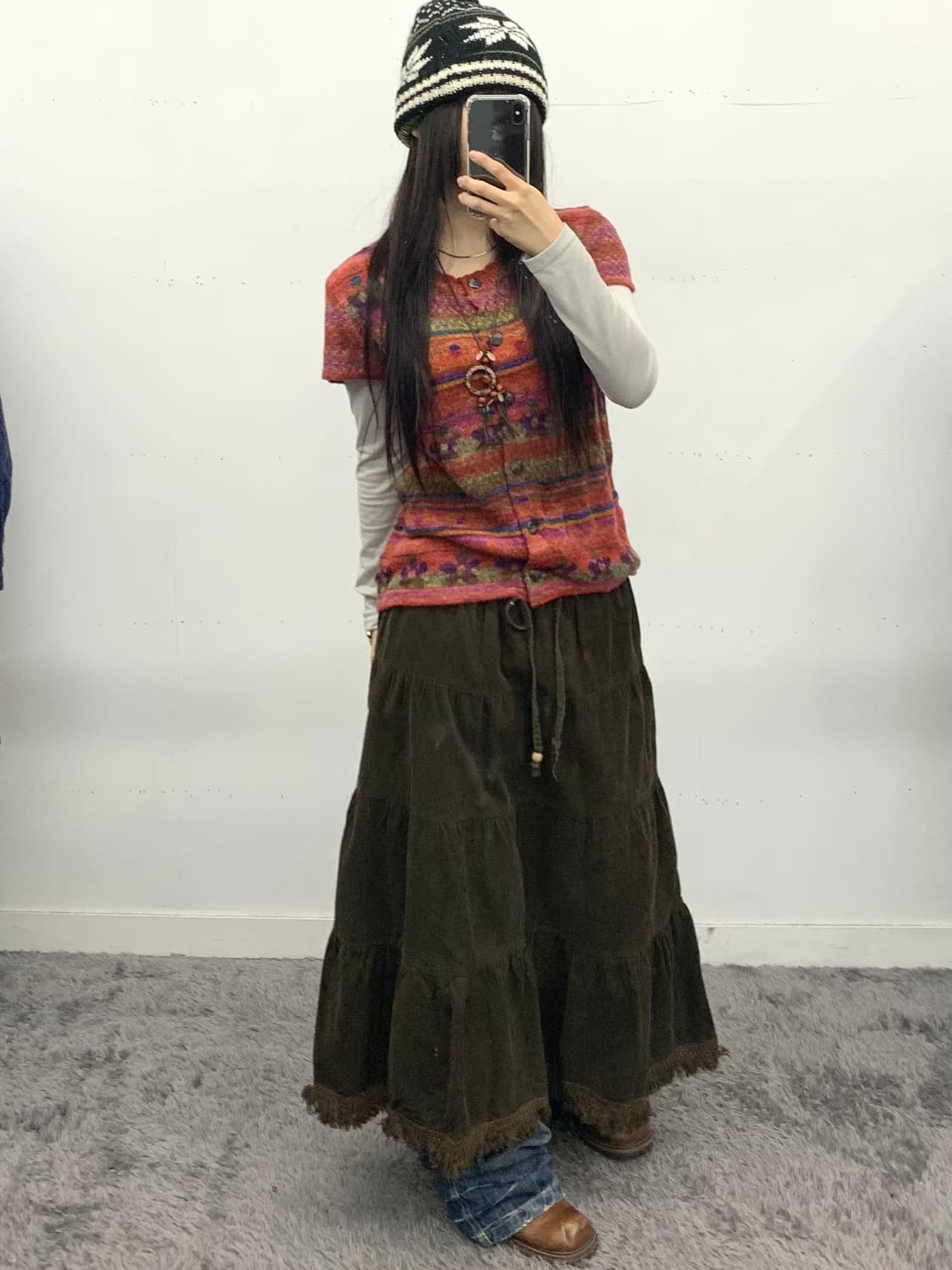 임수정깔 모리 플라워 가디건 상품이미지1