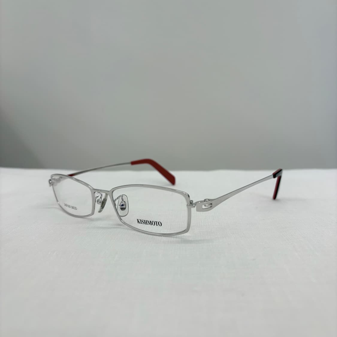 KISHMOTO 실버 스퀘어 빈티지안경 상품이미지2