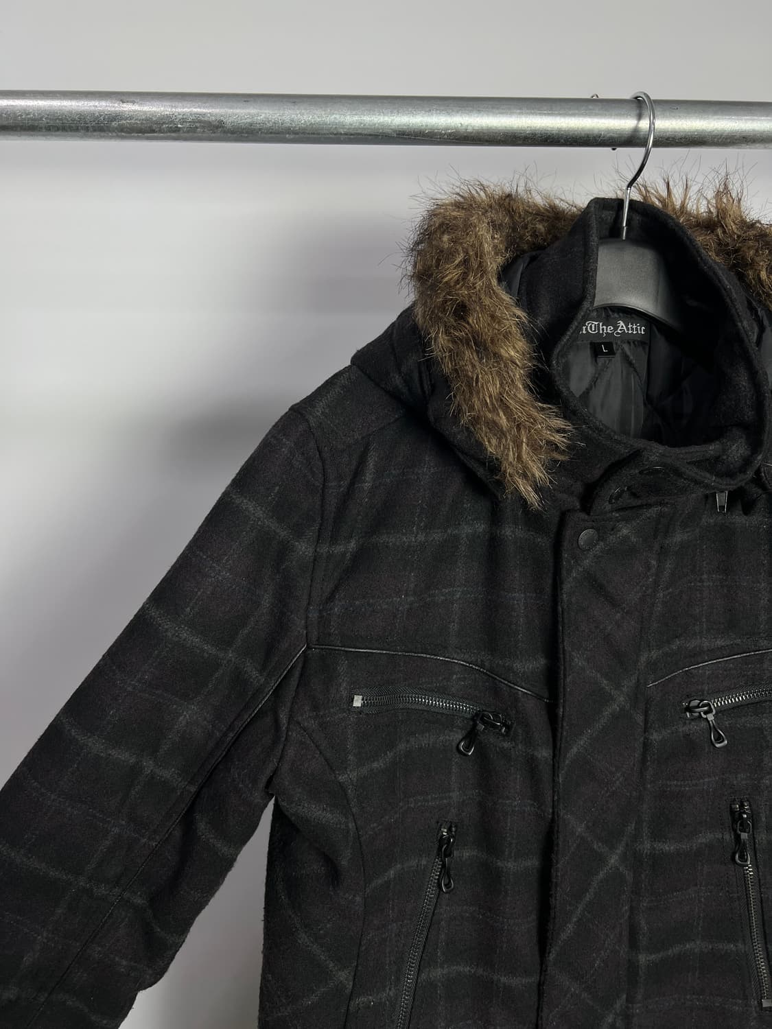 인 더 애틱 체크 집업 자켓  상품이미지5