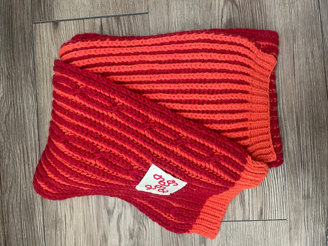 믹스트 벌키 머플러 (만다린) 상품이미지5