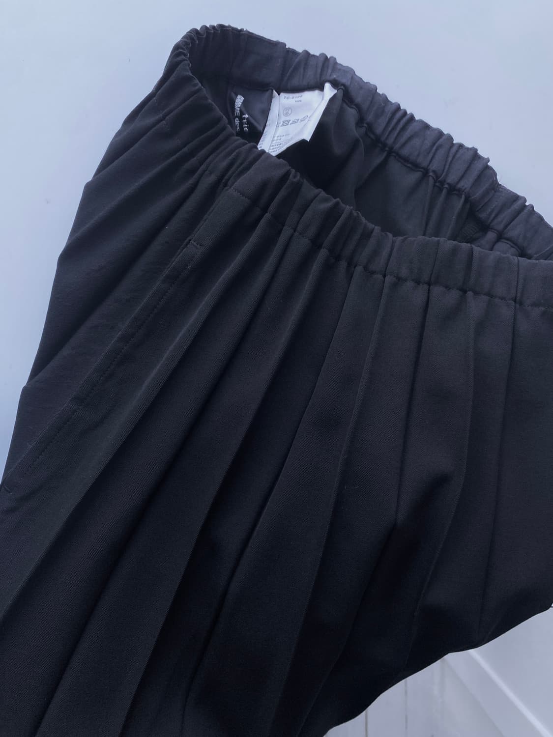 [Comme des garcons tricot] 밴딩 플리츠 울스커트 상품이미지2