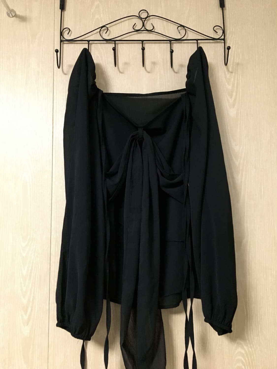 블라우스 블랙 상품이미지1