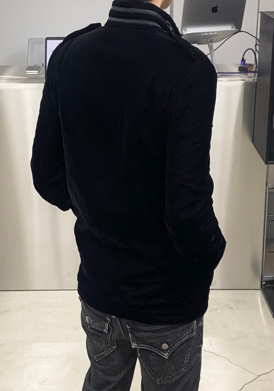 디스커버드 벨루어 퀼티드 자켓 상품이미지5