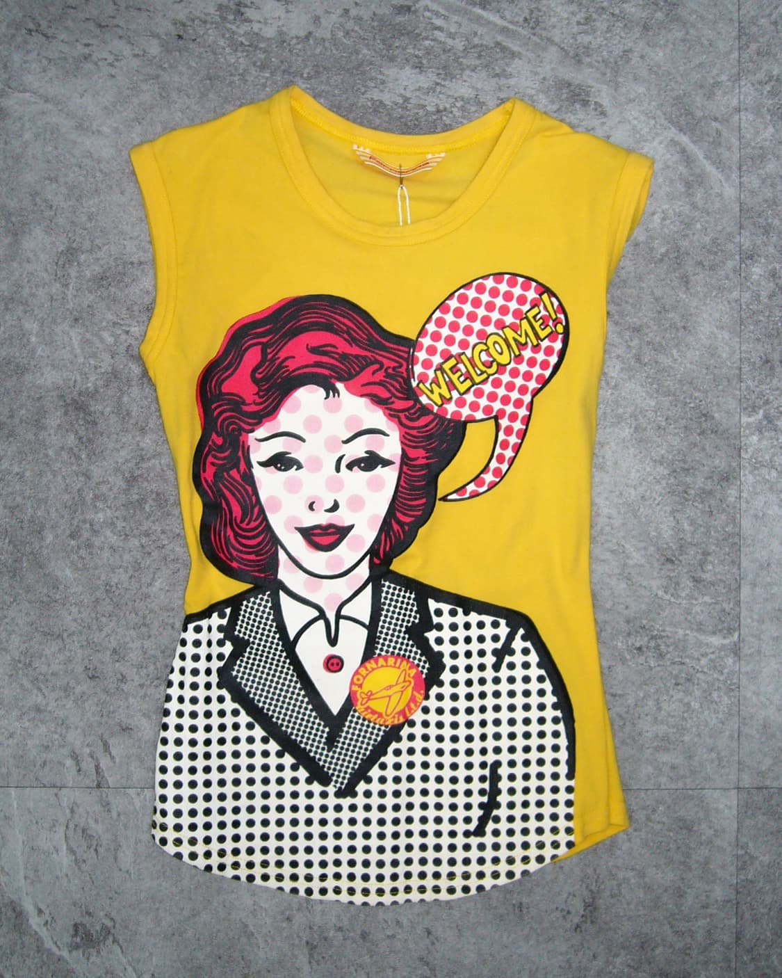 Pop Art Sleeveless Top 상품이미지1