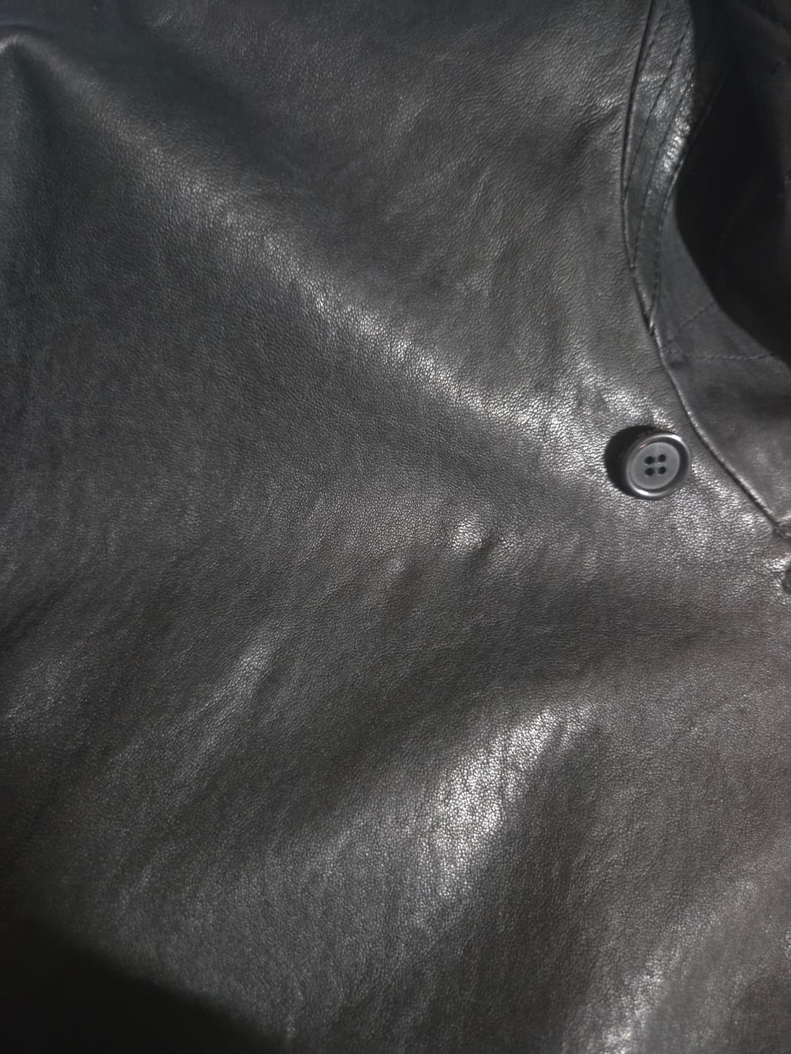 (M) 유스 레더 피코트 상품이미지3