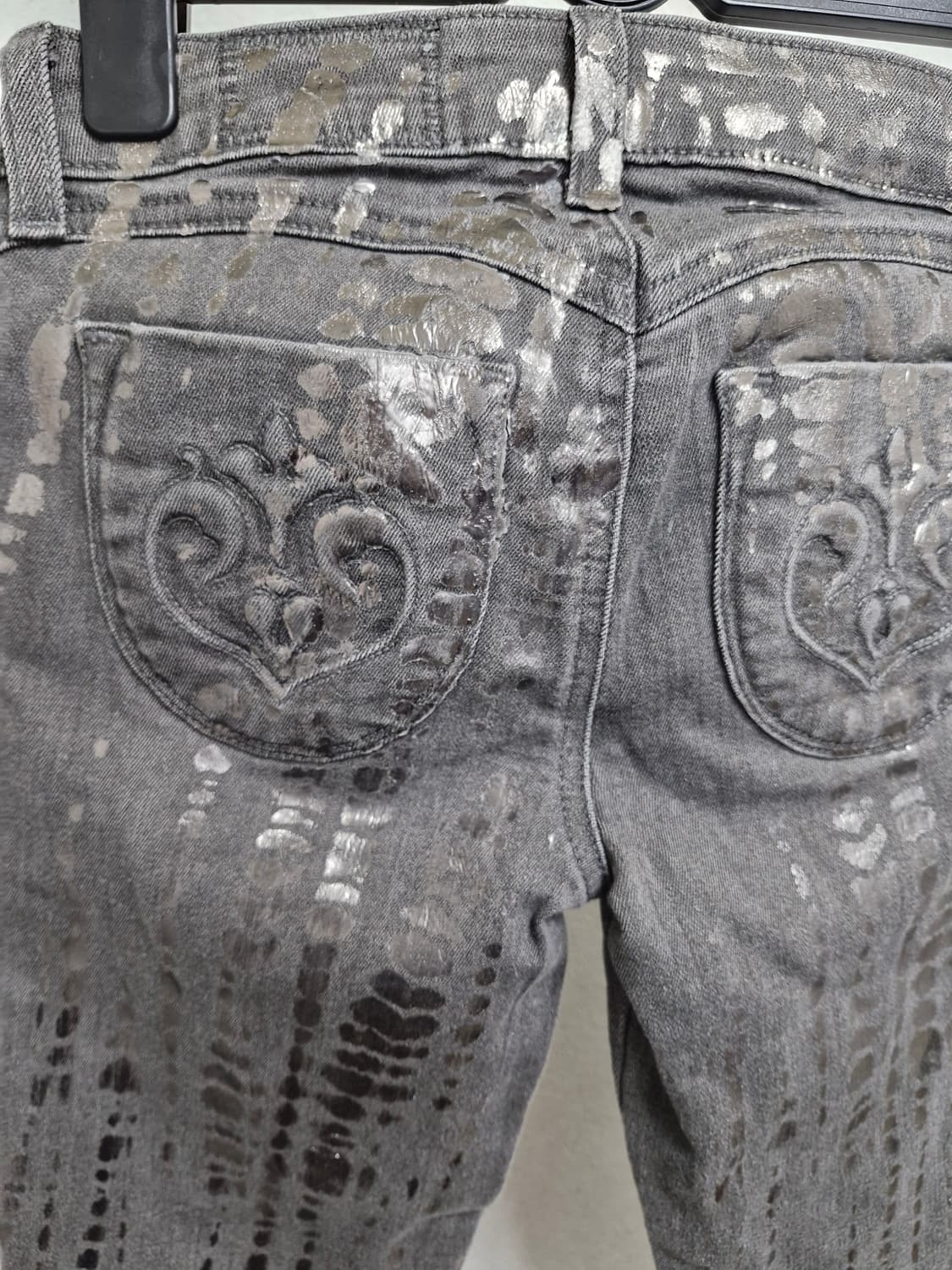 [23] SIWY 씨위 실버코팅 스키니 데님진 상품이미지4