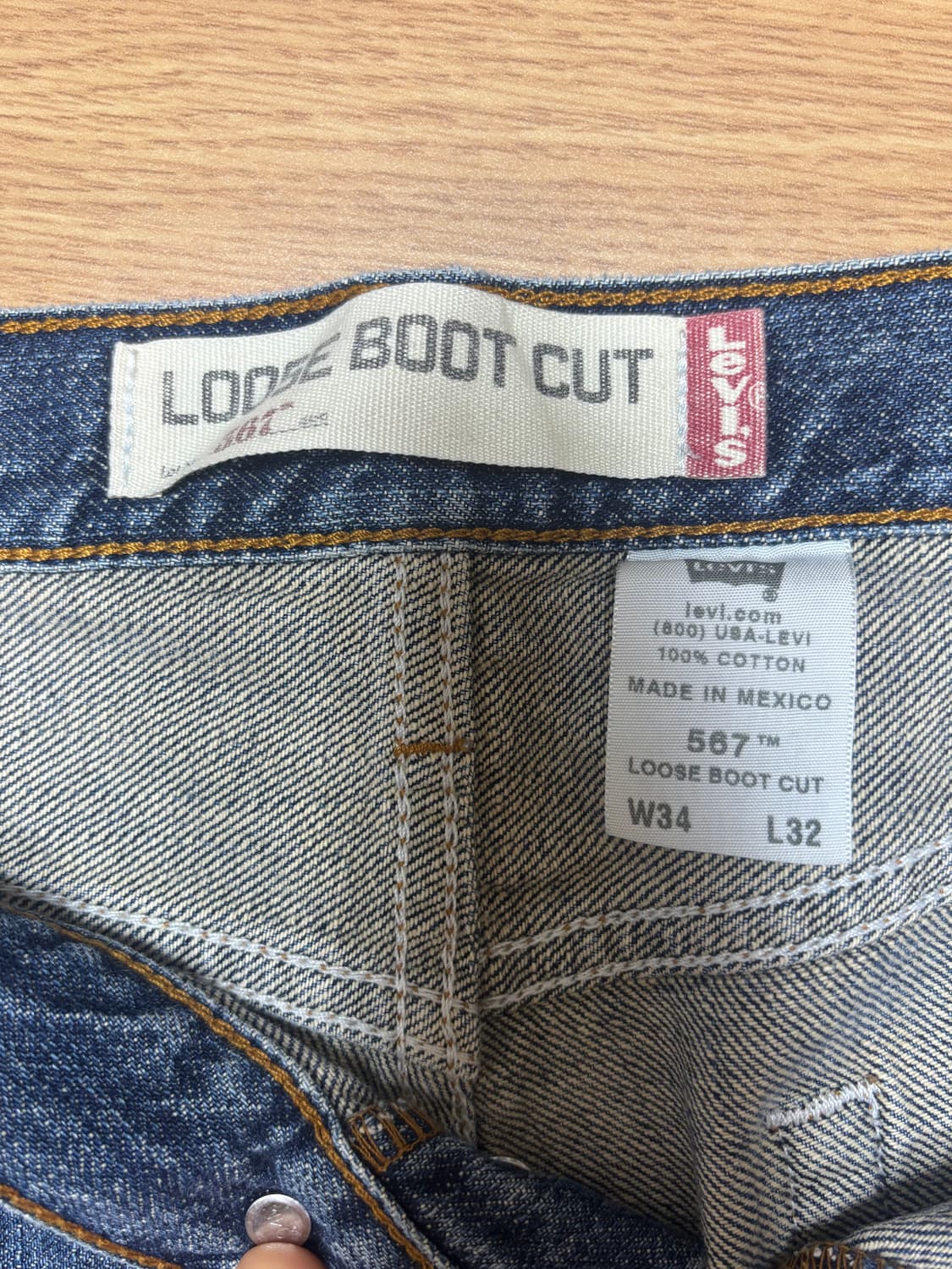 00’s 리바이스 567 사이즈 34 상품이미지3