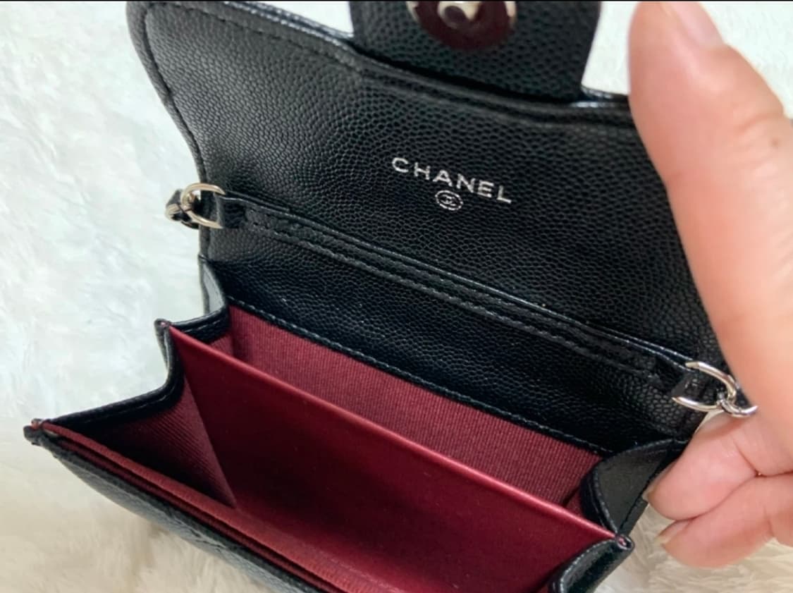 샤넬 캐비어 체인카드지갑 새상품 상품이미지3