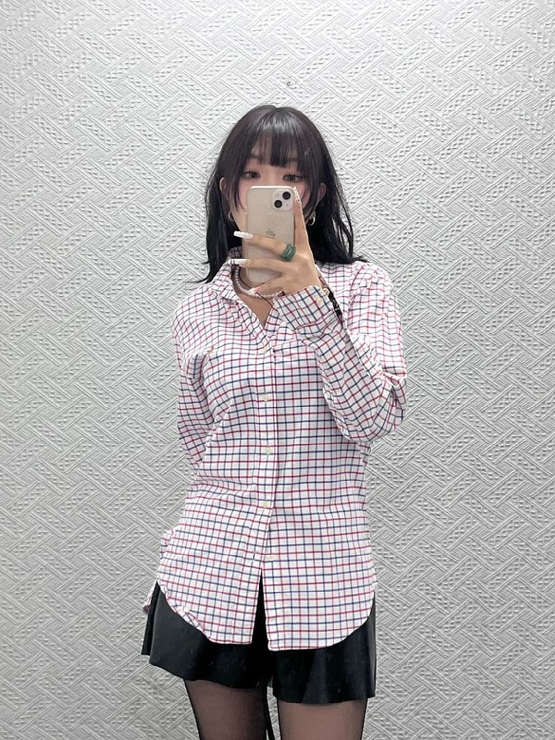 폴로 랄프로렌 컨트리 빈티지 레트로 옥스포드 체크 셔츠 S C11018 상품이미지1