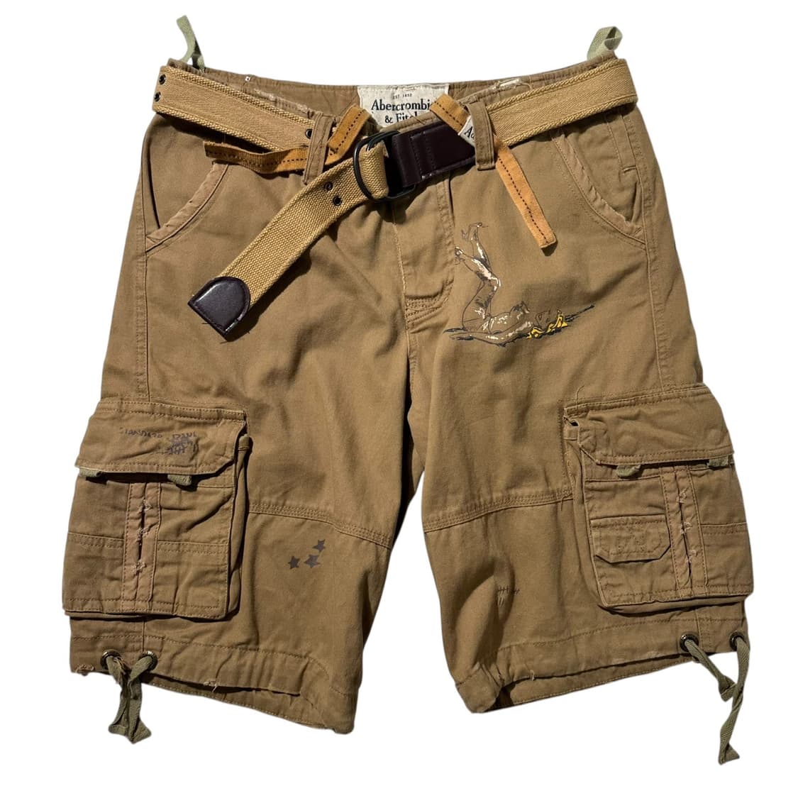 아베크롬비 디스트레스드 카고 하프팬츠 반바지 상품이미지1
