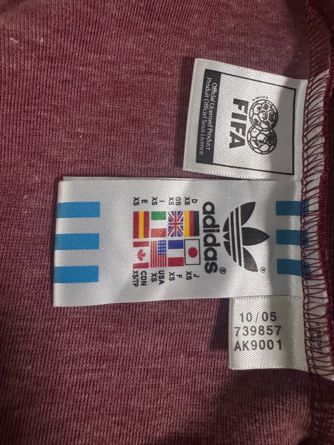 [새상품급] 2006 아디다스 포르투갈 월드컵 에디션 트랙탑 (XS) 상품이미지5