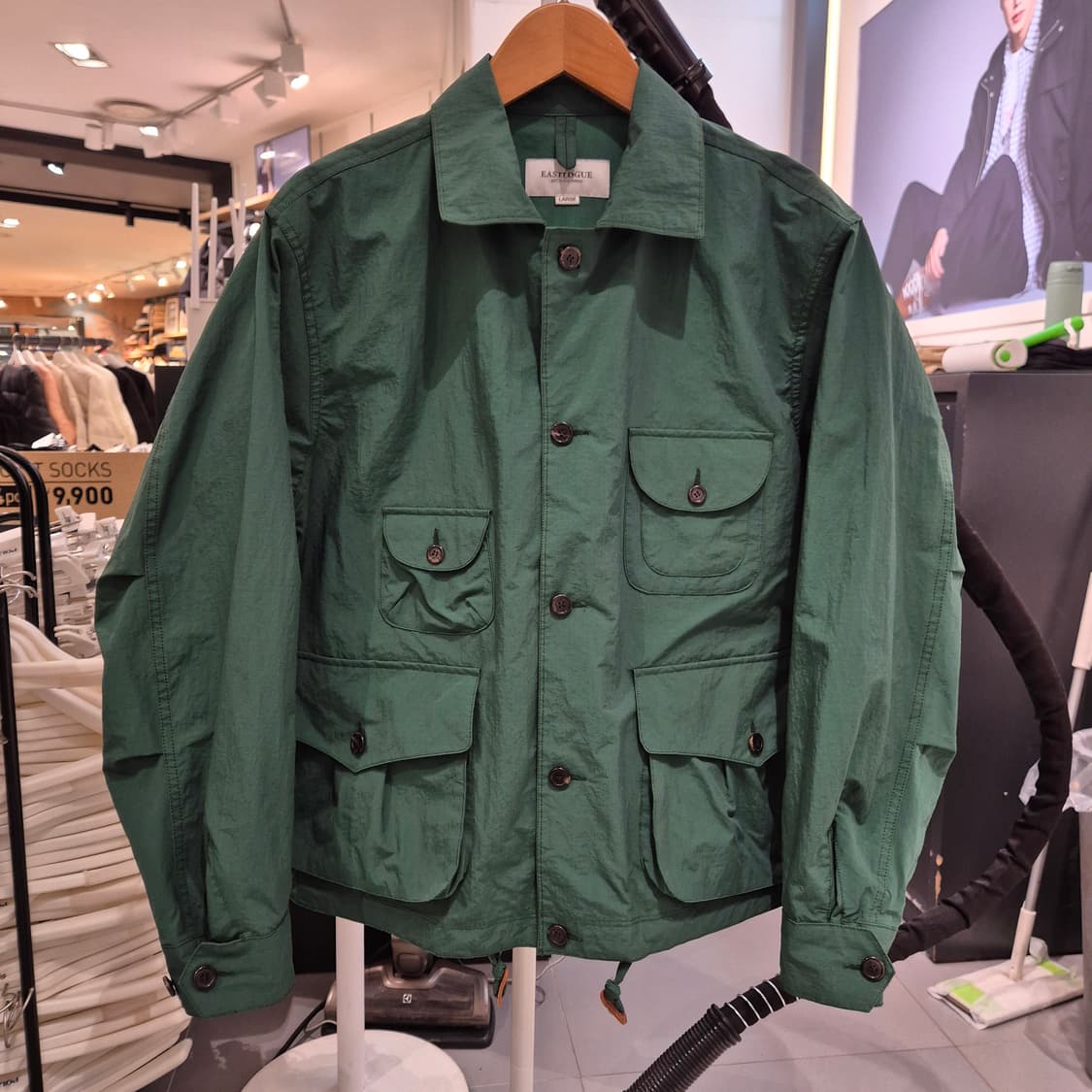 이스트로그 립스탑 그린 자켓 바람막이 판매 상품이미지1